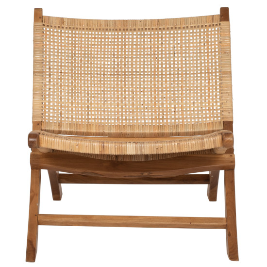 Καρεκλα lounge αναδιπλουμενη antil hm9379.01 μασιφ ξυλο τeak φυσικο 66x77x67yεκ. **