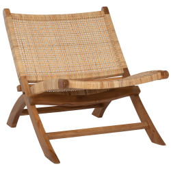 Καρεκλα lounge αναδιπλουμενη antil hm9379.01 μασιφ ξυλο τeak φυσικο 66x77x67yεκ. **