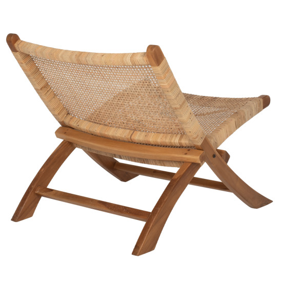 Καρεκλα lounge αναδιπλουμενη antil hm9379.01 μασιφ ξυλο τeak φυσικο 66x77x67yεκ. **
