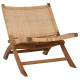 Καρεκλα lounge αναδιπλουμενη antil hm9379.01 μασιφ ξυλο τeak φυσικο 66x77x67yεκ. **