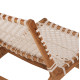 Πολυθρονα antib hm9466.01 τεακ ξυλο nylon σχοινι λευκο 65x77x68υεκ. **