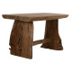 Παγκακι yedi hm9347 απο μασιφ ξυλο teak φυσικο 80x40x44y εκ. **
