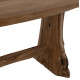 Παγκακι yedi hm9347 απο μασιφ ξυλο teak φυσικο 80x40x44y εκ. **