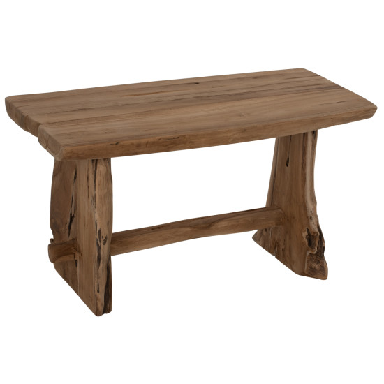 Παγκακι yedi hm9347 απο μασιφ ξυλο teak φυσικο 80x40x44y εκ. **