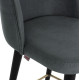 Σκαμπο επαγγελματικο marcello hm9280.20 τ.nubuck γκρι ξυλινο 50x58x100υεκ. **
