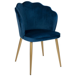 ΚΑΡΕΚΛΑ AVIE ΜΕΤΑΛΛΙΚΗ ΜΕ ΒΕΛΟΥΔΟ ΜΠΛΕ ΚΑΙ ΧΡΥΣΑ ΠΟΔΙΑ HM8737.08 48x48x85Υεκ. - 2τεμ ** ΚΑΡΕΚΛΑ AVIE ΜΕΤΑΛΛΙΚΗ ΜΕ ΒΕΛΟΥΔΟ ΜΠΛΕ ΚΑΙ ΧΡΥΣΑ ΠΟΔΙΑ HM8737.08 48x48x85Υεκ. - 2τεμ **