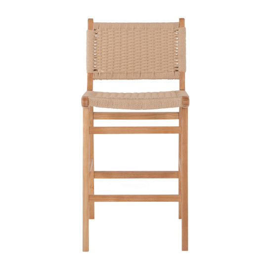 Σκαμπο μεσαιου υψουσ hm9332.01 rubberwood & σχοινι- φυσικο χρωμα 45x46x95υεκ. ** Σκαμπο μεσαιου υψουσ hm9332.01 rubberwood & σχοινι- φυσικο χρωμα 45x46x95υεκ. **