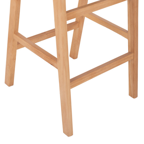 Σκαμπο μεσαιου υψουσ hm9332.01 rubberwood & σχοινι- φυσικο χρωμα 45x46x95υεκ. ** Σκαμπο μεσαιου υψουσ hm9332.01 rubberwood & σχοινι- φυσικο χρωμα 45x46x95υεκ. **