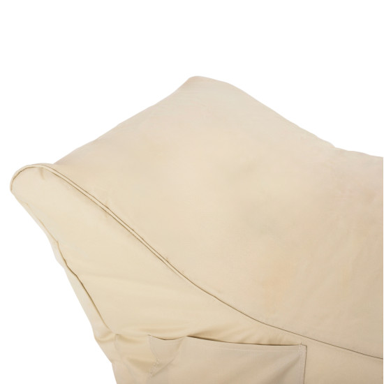 Πουφ tanea hm5807.01 μπεζ με uv protection 80x210x45-60 εκ. **
