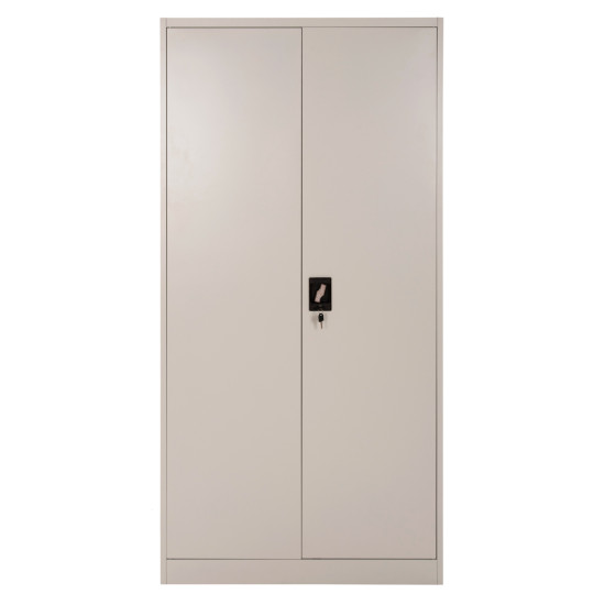Ντουλαπα μεταλλικη clod hm5961.11 2φυλλη με χωρισμα ανοιχτο γκρι 90χ40χ180yεκ. **