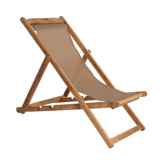 Σεζλονγκ λημνοσ μασιφ οξια εμπ/σμοσ φυσικοσ με pvc 2χ1 moka hm11765.04 **