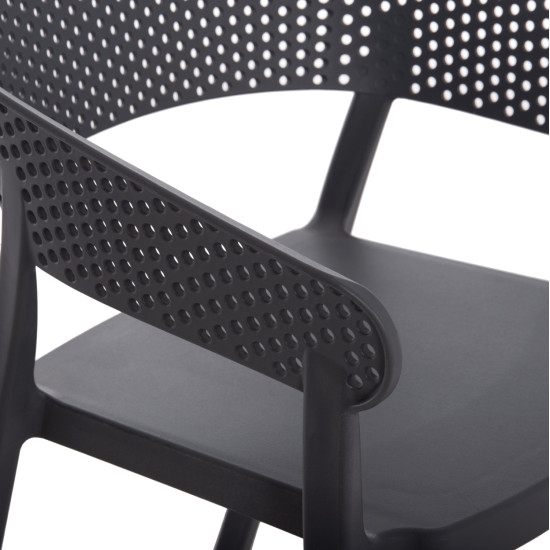 Πολυθρονα πολυπροπυλενιου perfoe hm5941.10 γκρι 56x50x73υεκ. ** Πολυθρονα πολυπροπυλενιου perfoe hm5941.10 γκρι 56x50x73υεκ. **