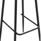 Σκαμπο πολυπροπυλενιου avaya καπουτσινο-μεταλλικα ποδια μαυρα hm8686.13 46x48x99υεκ. **