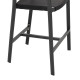 Σκαμπο αλουμινιου hm5892.15 μεσαιου υψουσ rattan & textline μαυρο μπεζ 55x56,5x99υ **