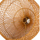 Φωτιστικο οροφησ κρεμαστο hm7881 rattan σε φυσικο χρωμα φ41x137υεκ. **