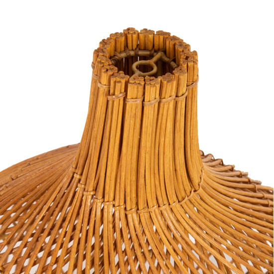 Φωτιστικο οροφησ κρεμαστο hm7881 rattan σε φυσικο χρωμα φ41x137υεκ. **