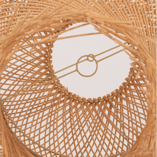 Φωτιστικο οροφησ κρεμαστο hm7882 rattan σε φυσικο χρωμα φ49x157υεκ. **