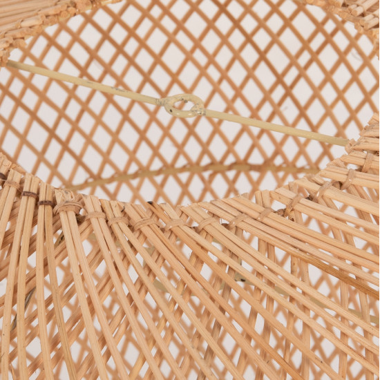Φωτιστικο οροφησ κρεμαστο hm7882 rattan σε φυσικο χρωμα φ49x157υεκ. **