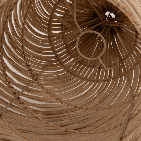 Φωτιστικο οροφησ hm7883 κρεμαστο απο rattan σε φυσικο χρωμα φ34,5x178υεκ. **