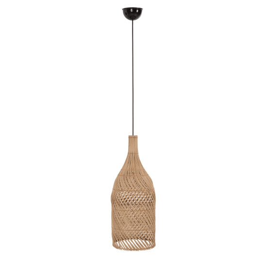 Φωτιστικο οροφησ hm7883 κρεμαστο απο rattan σε φυσικο χρωμα φ34,5x178υεκ. **