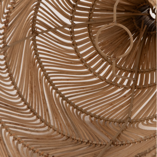 Φωτιστικο οροφησ hm7886 κρεμαστο απο rattan σε φυσικο χρωμα φ34,5x178yεκ. **