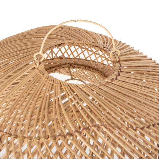 Φωτιστικο οροφησ κρεμαστο hm7862 rattan σε φυσικο χρωμα 62x52x122υεκ. **