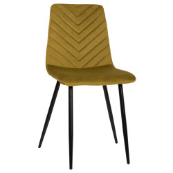 ΚΑΡΕΚΛΑ LATRELL HM8587.07 ΒΕΛΟΥΔΟ ΛΑΔΙ ΜΕ ΜΑΥΡΑ ΜΕΤΑΛΛΙΚΑ ΠΟΔΙΑ 43x54x88Υεκ. - 4τεμ ** ΚΑΡΕΚΛΑ LATRELL HM8587.07 ΒΕΛΟΥΔΟ ΛΑΔΙ ΜΕ ΜΑΥΡΑ ΜΕΤΑΛΛΙΚΑ ΠΟΔΙΑ 43x54x88Υεκ. - 4τεμ **