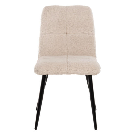 ΚΑΡΕΚΛΑ SHELLY HM8590.02 ΛΕΥΚΟ TEDDY ΥΦΑΣΜΑ ME ΜΕΤΑΛΛΙΚΑ ΜΑΥΡΑ ΠΟΔΙΑ 48x64x87Yεκ. - 2τεμ ** ΚΑΡΕΚΛΑ SHELLY HM8590.02 ΛΕΥΚΟ TEDDY ΥΦΑΣΜΑ ME ΜΕΤΑΛΛΙΚΑ ΜΑΥΡΑ ΠΟΔΙΑ 48x64x87Yεκ. - 2τεμ **