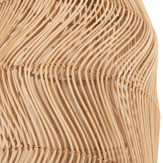 Φωτιστικο οροφησ theon hm7888 κρεμαστο απο rattan σε φυσικο χρωμα φ22x148υ εκ. **