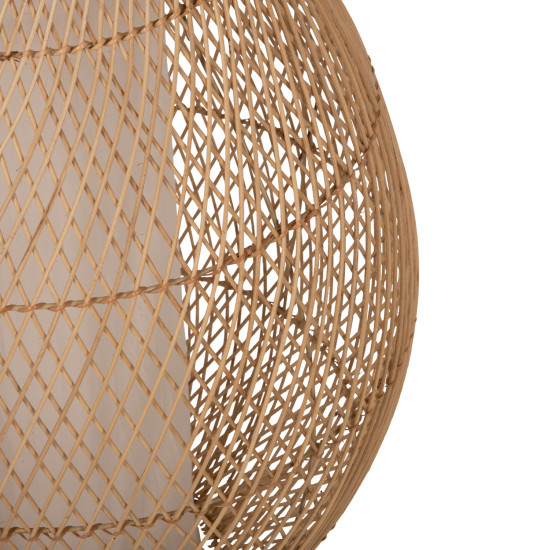 Φωτιστικο δαπεδου hm7835 rattan σε φυσικο χρωμα φ55x101υεκ. **