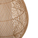 Φωτιστικο δαπεδου hm7835 rattan σε φυσικο χρωμα φ55x101υεκ. **