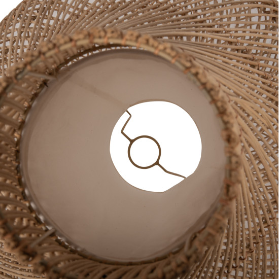 Φωτιστικο δαπεδου hm7835 rattan σε φυσικο χρωμα φ55x101υεκ. **