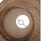 Φωτιστικο δαπεδου hm7835 rattan σε φυσικο χρωμα φ55x101υεκ. **