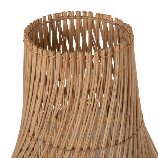 Φωτιστικο δαπεδου hm7835 rattan σε φυσικο χρωμα φ55x101υεκ. **