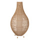 Φωτιστικο δαπεδου hm7835 rattan σε φυσικο χρωμα φ55x101υεκ. **