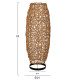 Φωτιστικο δαπεδου hm7877 rattan σε φυσικο χρωμα φ24x62yεκ. **