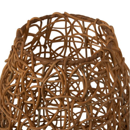 Φωτιστικο δαπεδου hm7877 rattan σε φυσικο χρωμα φ24x62yεκ. **