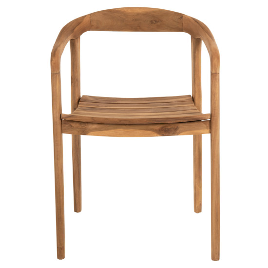 Πολυθρονα deus hm9621 ξυλο teak 54x56x76yεκ. **