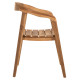 Πολυθρονα deus hm9621 ξυλο teak 54x56x76yεκ. **