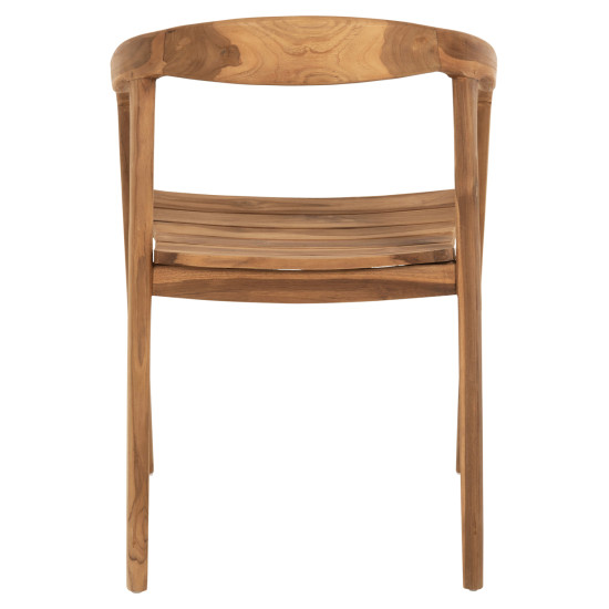 Πολυθρονα deus hm9621 ξυλο teak 54x56x76yεκ. **