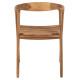 Πολυθρονα deus hm9621 ξυλο teak 54x56x76yεκ. **