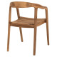 Πολυθρονα deus hm9621 ξυλο teak 54x56x76yεκ. **