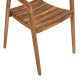 Πολυθρονα deus hm9621 ξυλο teak 54x56x76yεκ. **