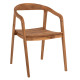 Πολυθρονα deus hm9621 ξυλο teak 54x56x76yεκ. **