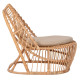 Πολυθρονα entropy hm9840.01 rattan φυσικο με εκρου μαξιλαρι 80x97x85υεκ. **