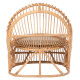 Πολυθρονα entropy hm9840.01 rattan φυσικο με εκρου μαξιλαρι 80x97x85υεκ. **