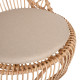 Πολυθρονα entropy hm9840.01 rattan φυσικο με εκρου μαξιλαρι 80x97x85υεκ. **