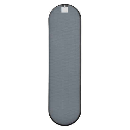 Καθρεπτησ τοιχου hm9581.01 ψηλοσ οβαλ σκελετοσ αλουμινιου μαυροσ 38,5x4x149υεκ. **