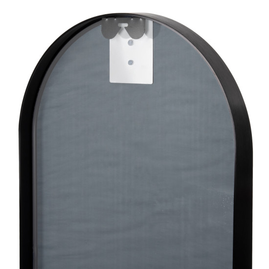 Καθρεπτησ τοιχου hm9581.01 ψηλοσ οβαλ σκελετοσ αλουμινιου μαυροσ 38,5x4x149υεκ. **