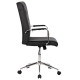 Καρεκλα γραφειου josef hm1181.04 μαυρο βελουδο-inox βαση 58x61x105-113yεκ. **